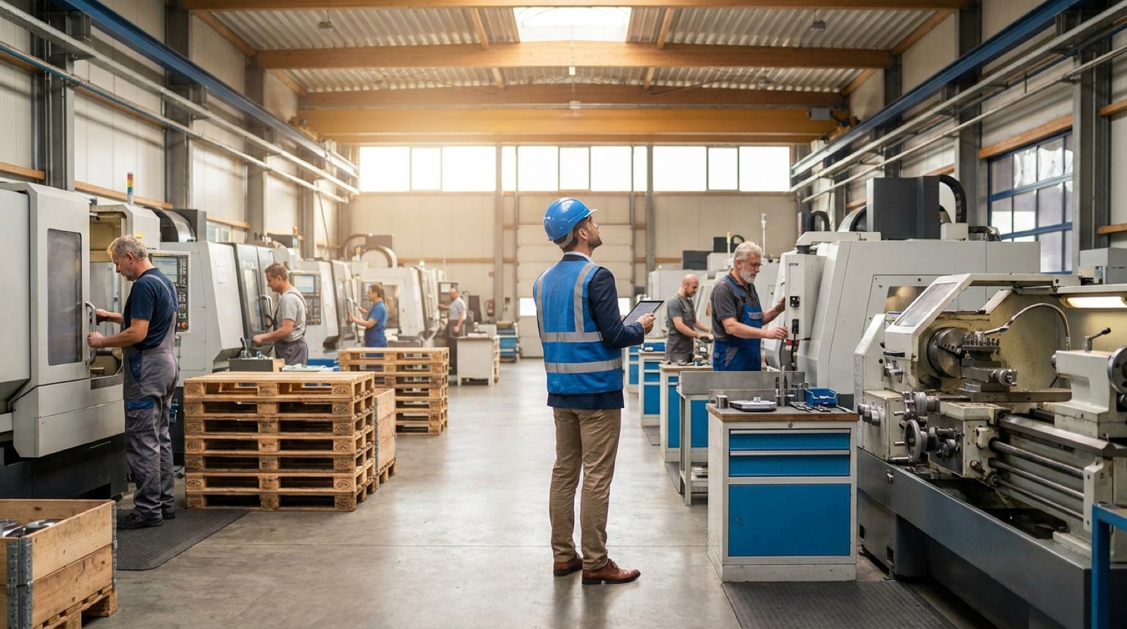 Industrieanlage mit Maschinen — Bewertung für Ankauf und Versteigerung durch ankauf.io