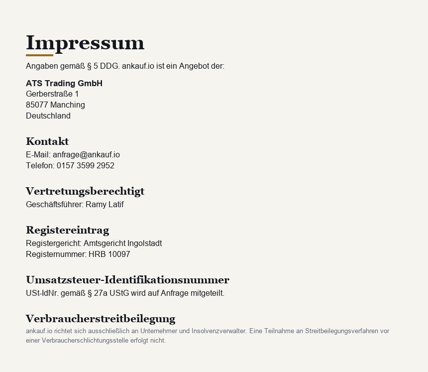Impressum